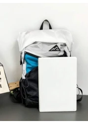 حقيبة ظهر خفيفة الوزن، حقيبة سفر قابلة للطي مقاومة للماء، لون انتقائي أنيق وعصري، حقيبة متنقلة للسفر والخارج