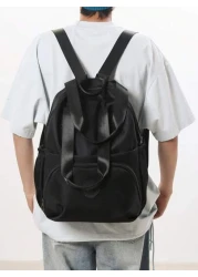 peach tree حقيبة ظهر سفر متعددة الوظائف مصنوعة من النايلون، حقيبة كتف كاجوال مزودة بفصل جاف وجاف، حقيبة كمبيوتر مح