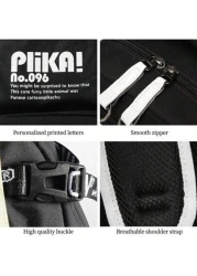 Glow In The Dark Backpack Music Graphic Print Suitable For High School College Students Large Capacity Fashionable Multipurpose Unisex Laptop Bag Travel Rucksack All Strap Patterns Random School Backp