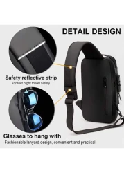 1 Multi Functional Waterproof Shoulder Bag Suitable For Outdoor Travel And Work Large Capacity Messenger Bag