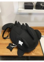 peach tree Shark Printed Backpack Stylish Simple Suitable For High School College Students Couples Commuting Travel Back To School Multi Pocket Lightweight Peach Tree Brand Ideal Gift For Men For Hall