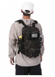 THURAM 13 Inch Laptop Backpack 20L GYM Bag With 2 Bottle Holders Water Proof Trekking Fishing Hunting Bag Backpack Outdoor Rucksacks School Bag Camping Daypack School Summer Vacation Funny Gifts Chris