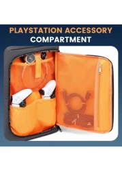 حقيبة حمل وحماية ملحقات الألعاب ذات سعة كبيرة والعديد من الجيوب المتعددة الوظائف، متوافقة مع أجهزة الكمبيوتر