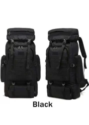 1PC 80L Waterproof Camo Backpack Hiking Camping Backpack Travel Rucksack Outdoor Sports Climbing Bag Christmas Winter Christmas Gifts Bag Travel Bag School Bag Computer Sports Bag Merry Christmas Men