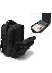 Outdoor Camping Hiking Backpack Summer Travel Bag Laptop Backpack Black Backpack Vintage Sports Bag Large Capacity Multi Function Portable Travel Vacation Gym Fitness Bag Oxford Fabric Minimalist Casu