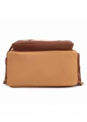 Cute Capybara Pattern Backpack Fashionable Backpack With Adjustable Shoulder Straps Brown Cartoon Design Ideal For Casual Outings Playful Design Spacious Compartments