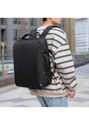 حقيبة ظهر متعددة الوظائف للرجال، حقيبة سفر ذات سعة كبيرة للأعمال، حقيبة ظهر لحمل الكمبيوتر المحمول للتنقل