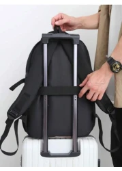 Fashionable Men s Large Capacity Backpack With High End Fabric For Travel And Business