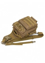 1 New Men 10L Multi Function Tactical Chest Bag Suitable For Fishing Cycling Running Hiking Beach And Other Outdoor Activities Convertible Crossbody Shoulder Chest And Handbag Styles