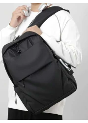 Men s Backpack Can Hold A 15 6 Inch Laptop Suitable For Business Trips Hiking Traveling Cycling