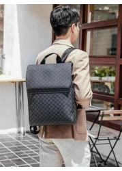 Men s Large Capacity Classic Floral Pattern 15 6 Inch Laptop Backpack Business Casual Rucksack For Travel School Office Father s Day Gift