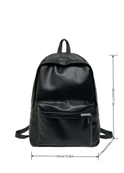 peach tree 1pc Fashionable Minimalist Campus Backpack Suitable For 12 Inch Tablets Versatile High Capacity Water Resistant Streamlined Suitable For School Travel Hiking Outdoor Business Fitness Back T