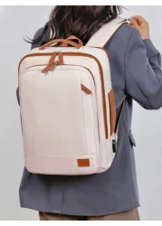 Myco Carry On Travel Backpack For Men Flight Approved 40L Personal Item Backpack With 3 Packing Cubes Travel Book Bag For Weekender College Office Christmas Gifts Winter Christmas Bag Travel Bag Schoo