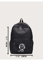 Men Figure Graphic Casual School Bag School Bags Schoolbag School Backpack For School Daypack Laptop Bag Computer Bag Book Bag Rucksack Shoulder Bag Travel Bag Sport Bag College Bag High School Gifts