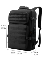 Men s Tactical Backpack Large Capacity Student Laptop Backpack Outdoor Multi Functional Travel Hiking Rucksack Big Bag Camping