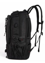 حقيبة ظهر خارجية 80 لتر، حقيبة رحلات تسلق سفر، حقيبة رياضية للتخييم والتنزه، حقيبة مدرسية كبيرة بجيب للأحذية،