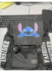 Disney Disney X Stitch Design Large Capacity Backpack Multi Functional Men s Casual Travel Rucksack College Student Business Laptop Bag Anime School Supplies