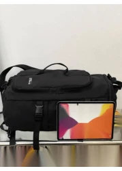 Multipurpose Student Backpack Can Be Used As School Bag Travel Bag Or Daypack Nylon Minimalist Travel Backpack Black Backpack For Vacation Hiking Camping Large Capacity Outdoor Present Valentines Gift