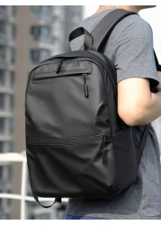 New Arrival Men s Fashionable Simple Business Casual Large Capacity Backpack Rucksack Summer College Bag Dad School Bag Freshman For Books Multi Functional Dorm University Gifts For Men Fall Christmas