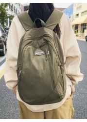 peach tree حقيبة ظهر نايلون سعة كبيرة متعددة الوظائف للسفر، حقيبة كاجوال للكتف، حقيبة للكمبيوتر المحمول، للعمل وا