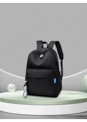 1pc Fashion Simple Casual Solid Color Large Capacity Backpack School Student Backpack Daily Backpack Lightweight Laptop Bag School Bag Shoulder Bag Graduate Student Business Outdoor Hiking Bag Back To