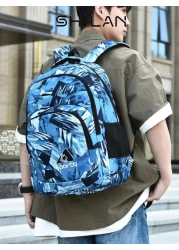 Men s Fashion Backpack With Patterned Design Suitable For 15 6 Inch Laptops Can Be Used As Personal Item Carry On Luggage Water Resistant Nurse s Backpack Computer Travel Backpack Casual Crossbody Bag