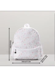 1pc Travel Bag Cute Exquisite Teenagers Multi Layer Backpacks Women Laptop Backpacks College Bookbags Middle School High School Junior High School Students Travel Vacation Commuter Backpacks Can Be Se