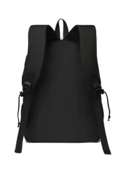 Cute Monster Pattern School Backpack Nylon Waterproof Teenagers Backpack Black Black Backpack Casual Daypack Gifts Valentine Gift Rucksack Summer College Bag Dad School Bag Holiday Computer Shark Elem