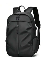 Travel Outdoor Oxford Cloth Backpack Large Capacity Business Backpack Heavy Duty Laptop Backpack Vacation School Summer Carry On Polyester Business Casual Black Personalized Gifts Boyfriend Hiking Stu