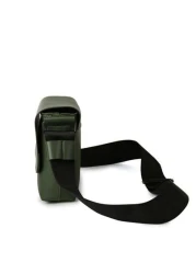 peach tree 1pc Fashionable Solid Color Mini Crossbody Bag Business PU Flap Shoulder Bag For Men Peach Tree Minimalist Solid Color Man s Sling Bag Waterproof PU Shoulder Pack For Travel Outdoor Sports