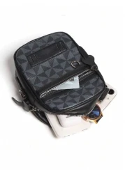 Men s Classic Floral Square Crossbody Bag Casual Shoulder Bag Suitable For Commuting Back To School Travel Sling Bag Purse Essentials Fashion Men s Bags Business