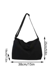 Students Multifunctional Sling Bag Shoulder Bag Casual Bag Large Hobo Messenger Bag Minimalist Black Schoolbag College School Outdoors Sports Fabric Portable Bag Crossbody Bag Thanksgiving Purse Funny