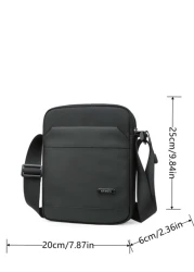 Stylish Multifunctional Students Multifunctional Sling Bag Shoulder Bag Casual Bag Mini Men Letter Detail Square Bag Handbag Schoolbag Crossbody Bag Mobile Phone Bag Men Bag Winter Travel Rider Bag Ba