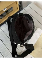 Canvas Shoulder Bag With Pendant Multicolor Mini Crossbody Bag For Cellphone Freshman Multi Functional Dorm University Man Bag Side Bag Students Summer Travel Sling Bag Multiple Pockets Messenger Bag