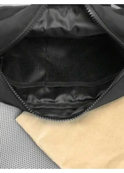 Minimalist Square Bag Solid Black Adjustable Strap Students Commute Practical Sling Bag For Man Man Bag Cross Body Bag Shoulder Bag Side Bag School Supplies Fall Messenger Bag For Man Cylinder Bag Old