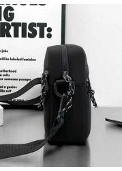 Men s Versatile Solid Color Small Square Bag Sport Casual Outdoor Travel Crossbody Bag Large Capacity Multiple Pockets Shopping Satchel Mobile Phone Coin Simple College Daily Commuting Shoulder Bags H