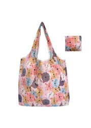 Jumping Bag Reusable Storage Bag Shoulder Bag Flower Vegetable Fruit Bag Handbag