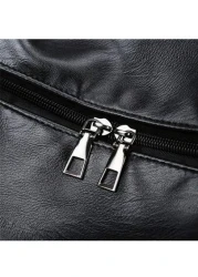 Fashion Soft Leather PU Large Capacity Duffel Bag Dry And Wet Separation Travel Bag Independent Storage Shoes Fitness Bag Multi Function Boarding Bag Necessary Mommy Bag With Children Suitable For Sch