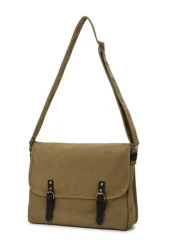 peach tree Retro Solid Canvas Shoulder Bag Peach Tree