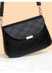 New Large Capacity Bag Female Fashion Senior Texture Female Crossbody Bag With Goddess Single Shoulder Crossbody Bag Pull Head Direction Random