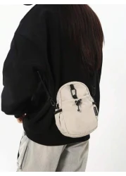 حقيبة مربعة صغيرة عصرية متعددة الاستخدامات للرجال 2025، حقيبة كروسبودي كاجوال بسيطة، حقيبة كتف مقاومة للماء لل