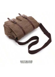 Vintage Casual Multi Functional Messenger Bag Fashion Crossbody Shoulder Bag For Men