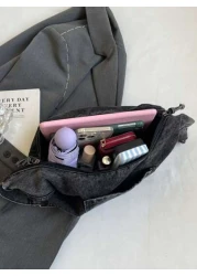 Students Freshman Casual Bag Men Letter Graphic Messenger Bag Schoolbag College School Outdoors Sports Side Bag Commute Lightweight Carry On With Adjustable Strap Messenger Bags Side Bag Back To Summe