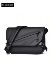 Men s Messenger Bag Fashion Large Capacity Shoulder Diagonal Bag Solid Color Square Bag Water Resistant PU Crossbody Bag Lightweight Casual Crossbody Bag Suitable For Men Youth Gift Men Bag Gifts For