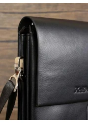 HOVI'S حقيبة كتف رجالي رفيعة بتصميم عصري وأنيق ذات خصر نحيف، مناسبة للعمل والرحلات اليومية، حقيبة رسول واسعة متع