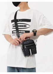 حقيبة كروس بدي خفيفة الوزن للرجال لقراءة الهاتف ، حقيبة كتف صغيرة للاستخدام في الأماكن المفتوحة ، مناسبة للعو