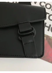 peach tree 1pc Casual Minimalist Solid Color Adjustable Strap Outdoor Travel Holiday Flap Cover Water Resistant Lightweight PU Crossbody Bag Unisex Design From Peach Tree Christmas Men Bag Vacation Tr