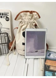 Mini Bucket Bag Letter Print Drawstring Handbag Schoolbag Sling Bag Sport Bag For High School University Student For Travel College School Shoulder Bag Crossbody Bag Gifts Scream Men Bag Winter Outdoo