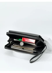 HOVI S Casual Morning Commuter Long Wallet Fashion Portable Large Capacity Multifunctional Travel Clutch Cell Phone Wallet Holiday Gift For Men