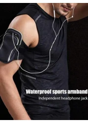 1PC Universal Waterproof Mobile Phone Arm Bag With Double Layer Zipper The Perfect Outdoor Sports Arm Bag For Men Women Adjustable Band For Running Hiking Cycling More Securely Store Your Mobile Phone